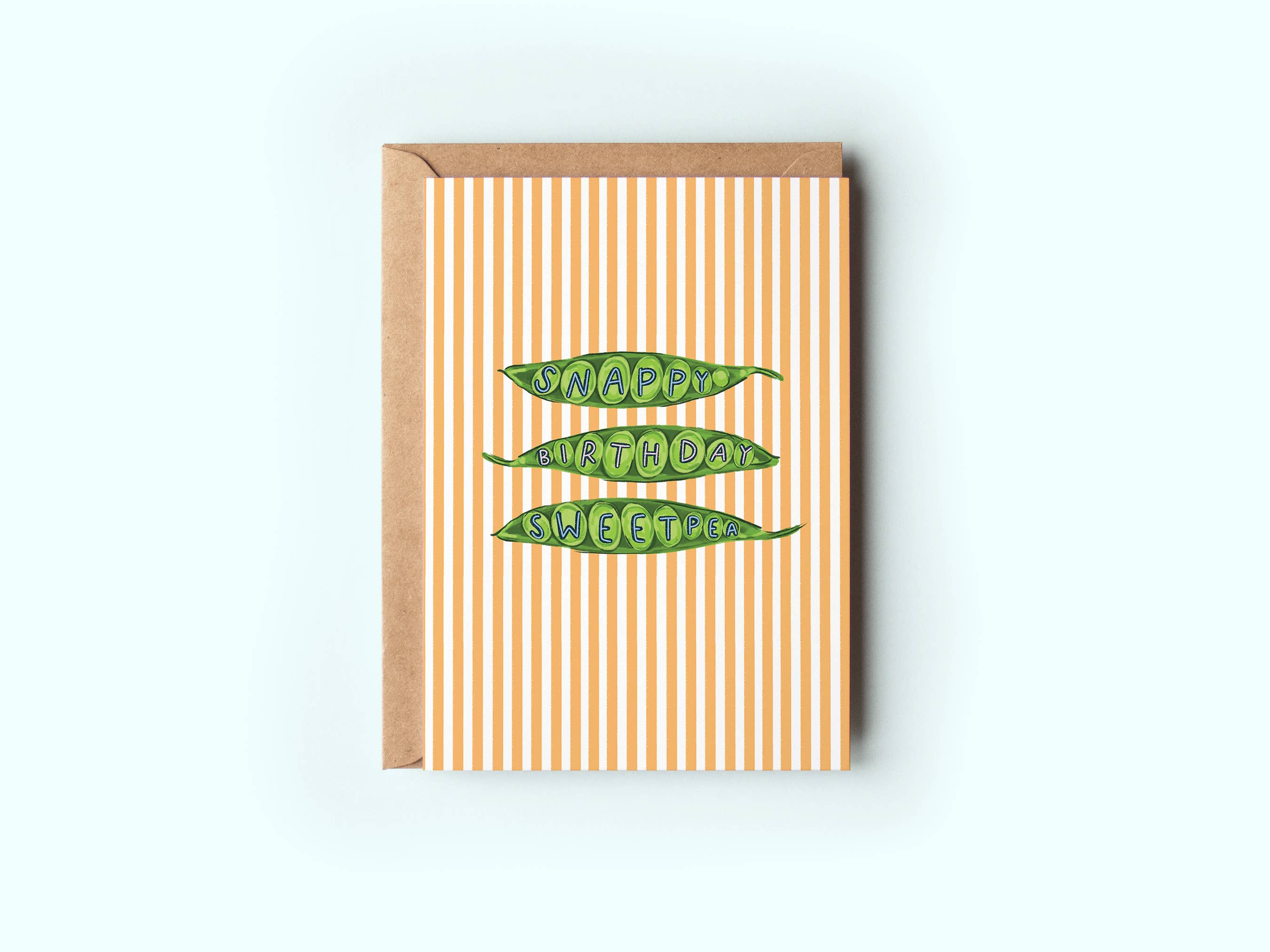 The Shelley Society - Wholesale Birthday Card - Snappy Birthday SweatPea Birthday BFFs Punny Greeting Card