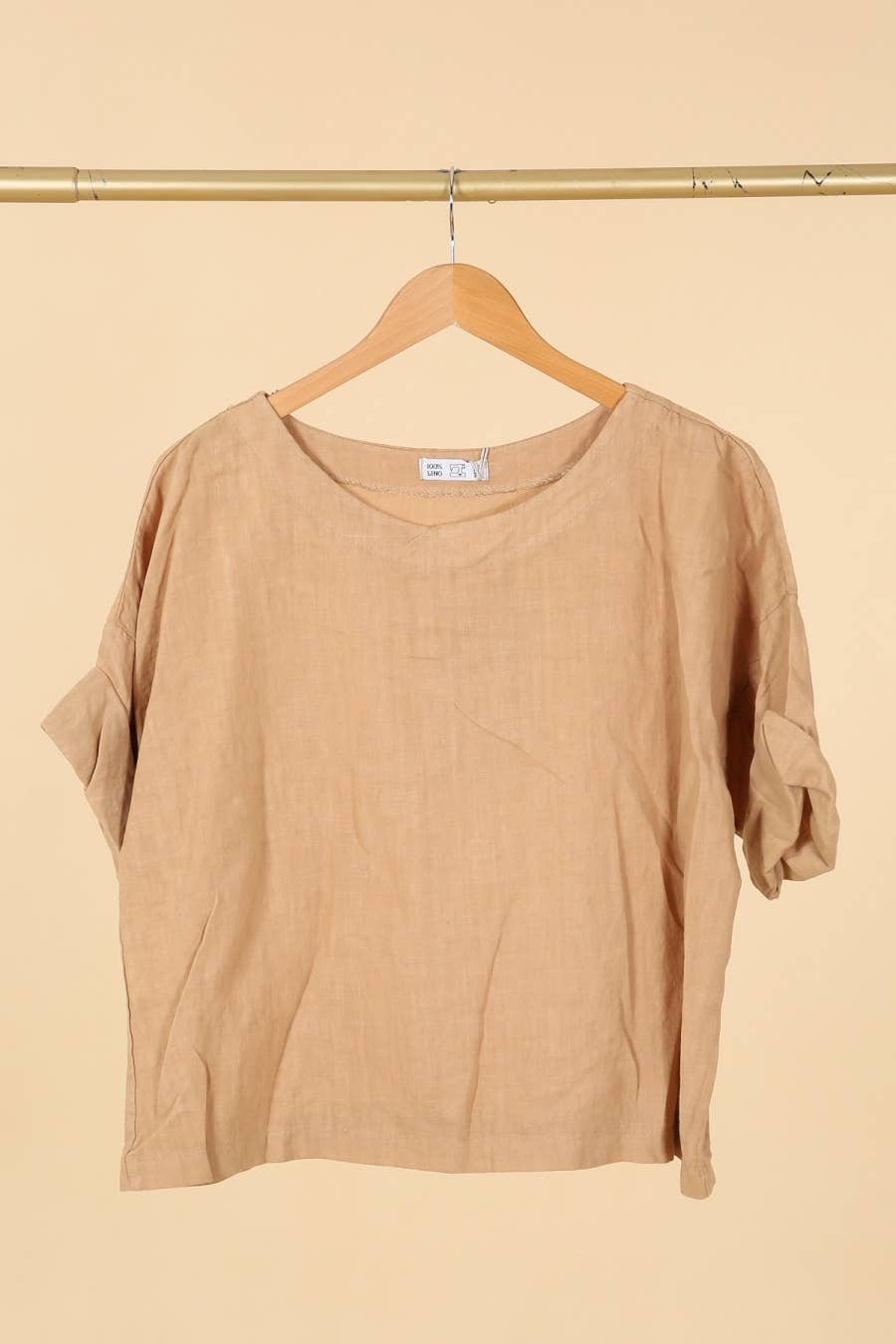 la maison des fibres naturelles - Wholesale Blouse - Women's - Round neck linen top 659005 100% linen28