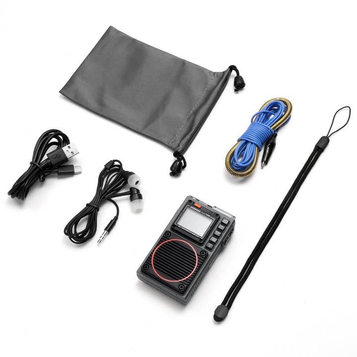 Radioddity - Wholesale Speakers - Raddy RF75A Shortwave Radio | Bluetooth 5.0 APP Control | FM AM VHF SW WB | Type-C Charging | SOS Flashlight9