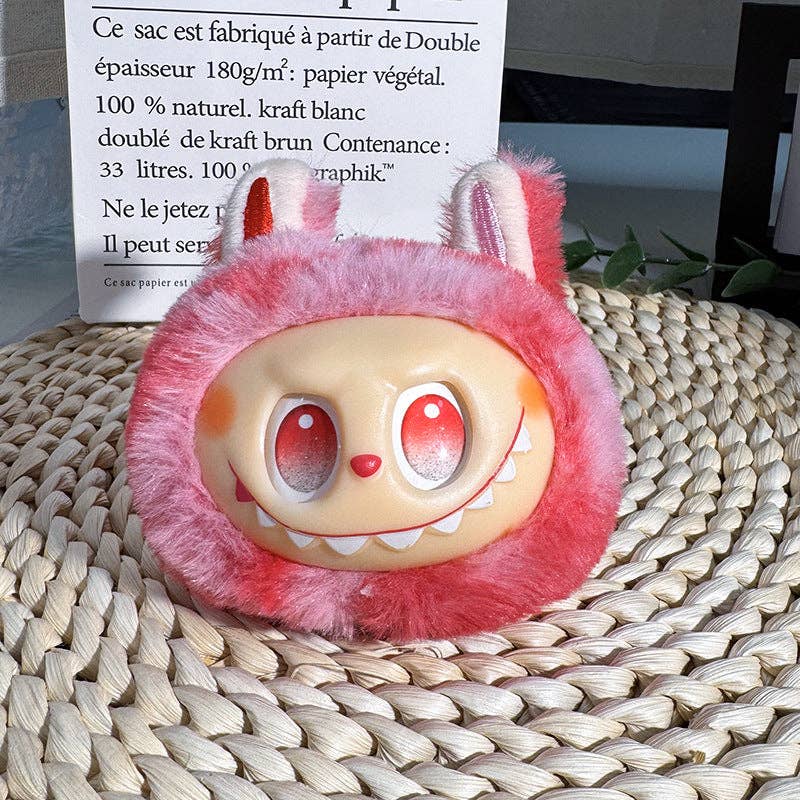 Auraquise - Vente Porte-clés – femme - Porte-clés en peluche tie-dye Lalububu Accessoire mignon pour sac et clés de voiture0