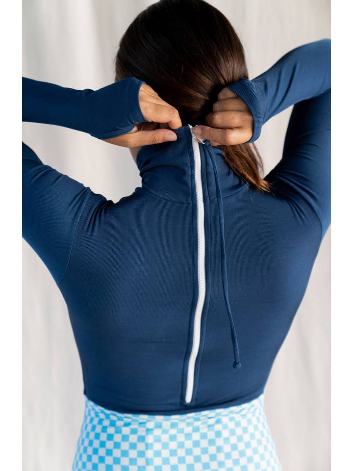 Sumatra Surf Suit River Blue/Joker Print for wholesale on Faire7