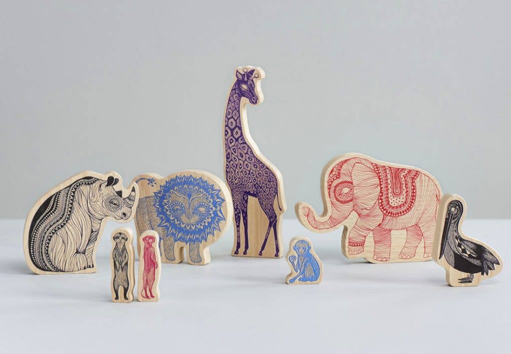 Mini Empire - Wholesale Wood Toy - Kids - Africa wooden animals