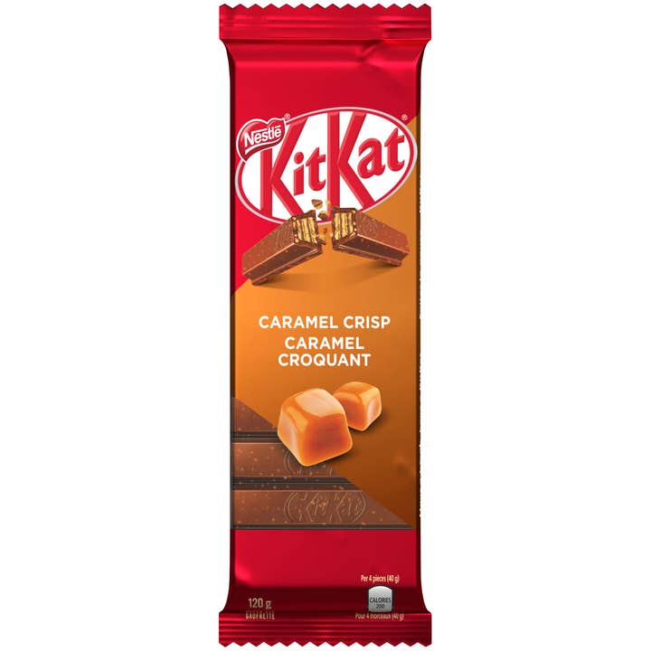 Echo Sales America - Wholesale Chocolate Bar - NESTLE KITKAT Caramel Crisp Wafer Chocolate Bars,120 g x 15