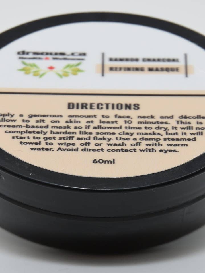 319. Masque anti-âge et raffinage des pores au charbon de bambou pour la vente par Dr. Sous