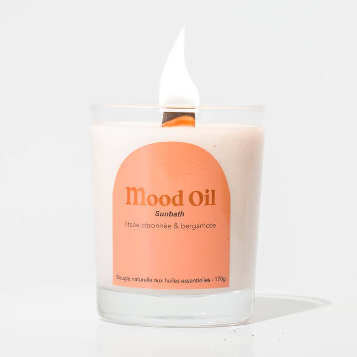 Velão Banho de Sol - Mood Relaxamento - vela artesanal por atacado de Mood Oil