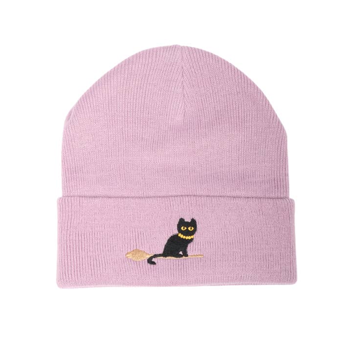 David And Young - Wholesale Beanie - Women's - Halloween Black Cat Embroidery Beanie2