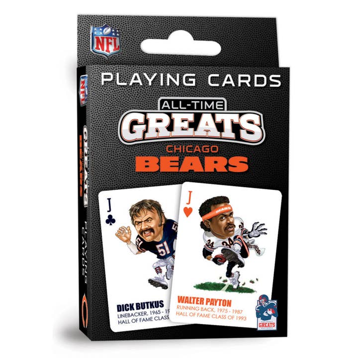 Chicago Bears All-Time Greats Playing Cards for wholesale by Masterpieces Puzzles