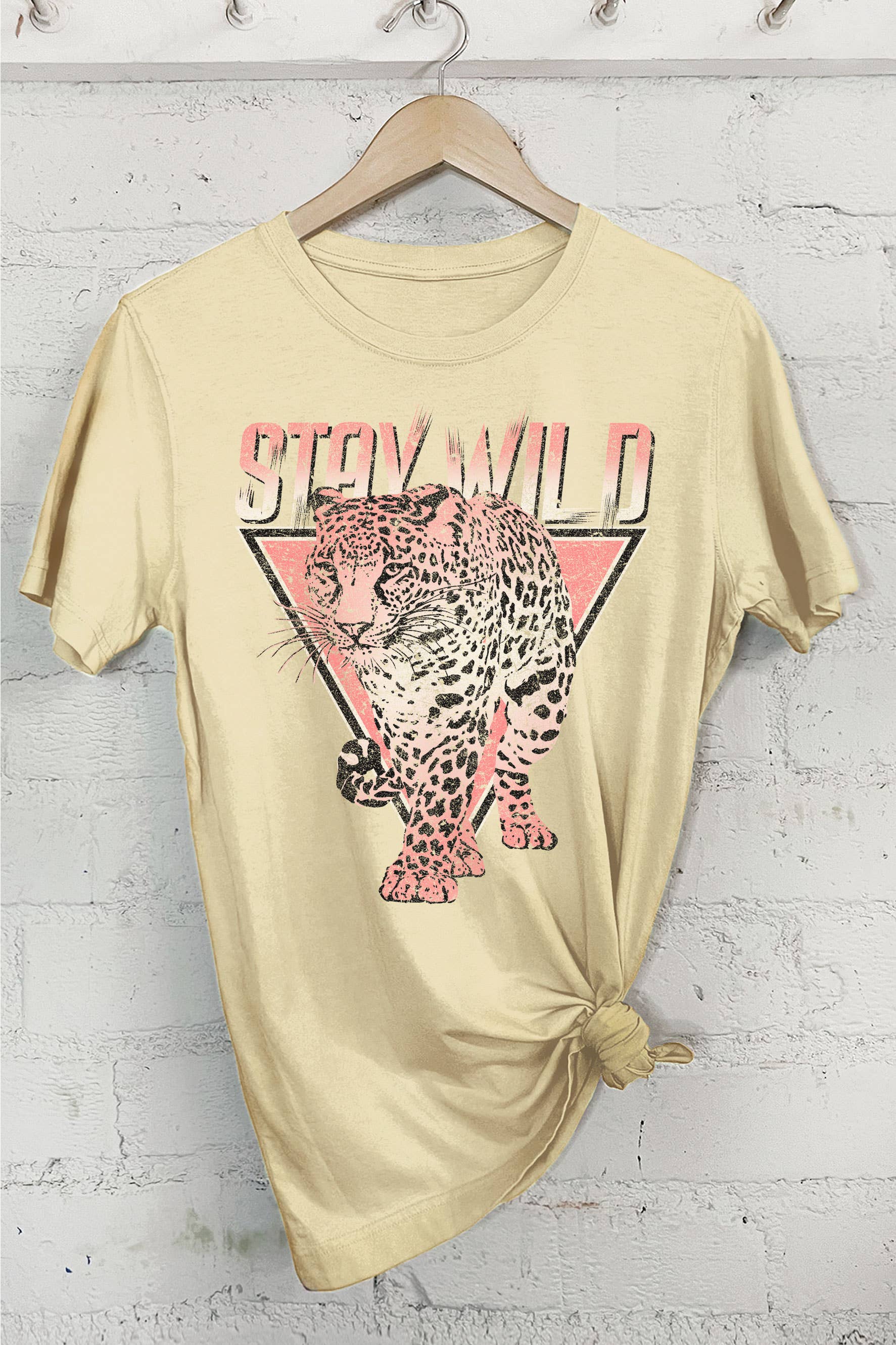 Rustee Clothing - Wholesale Screen Printed T-Shirt - Women's - STAY WILD5