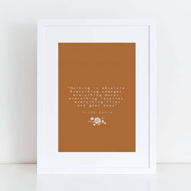 Stampa poster Nothing is Absolute per la vendita all'ingrosso da parte di Folk + Nest™