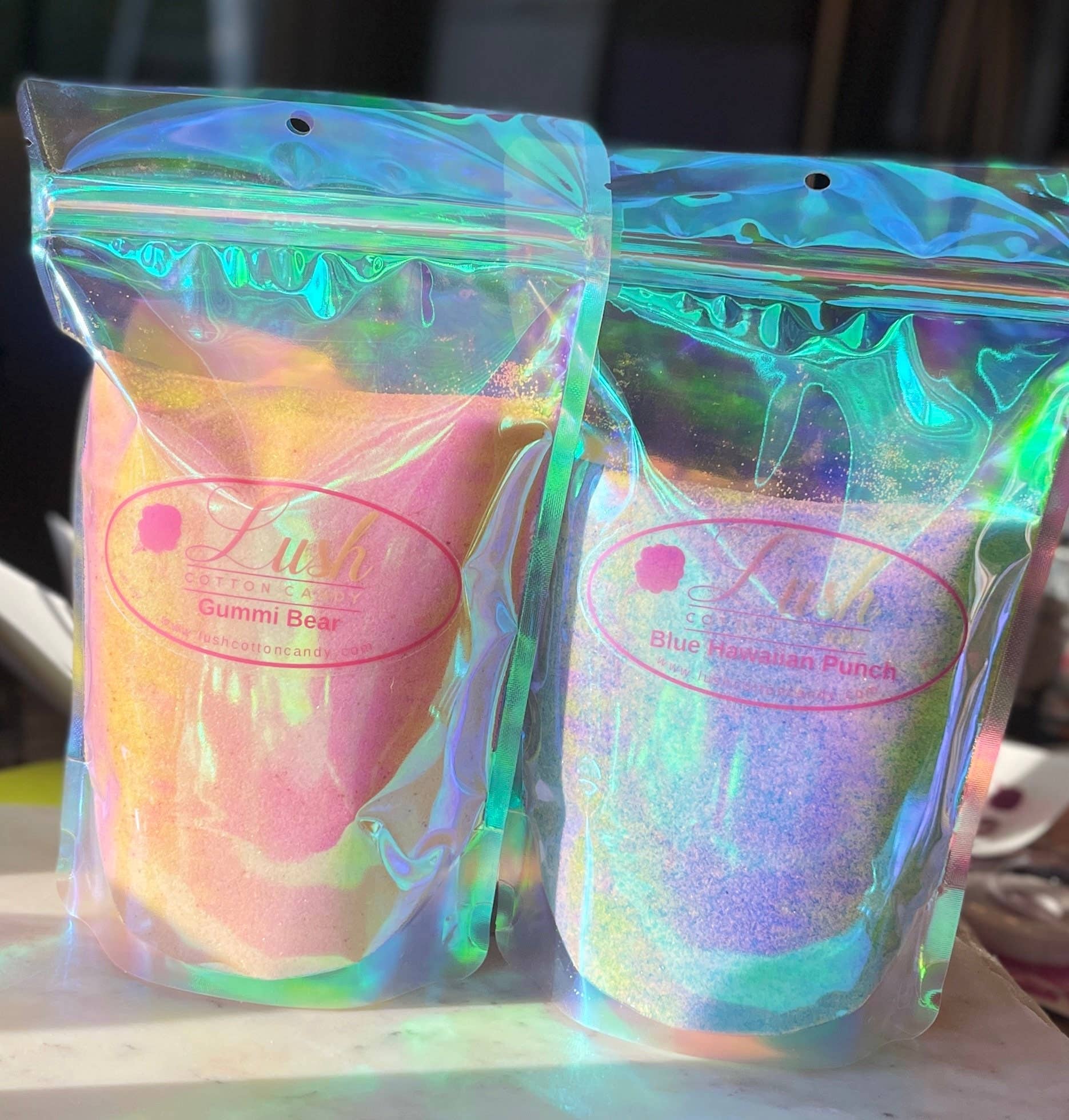 Lush Cotton Candy - Vente Barbes à papa - Nouveau** Sucre à barbe à papa Sugar Gourmet... à préparer5