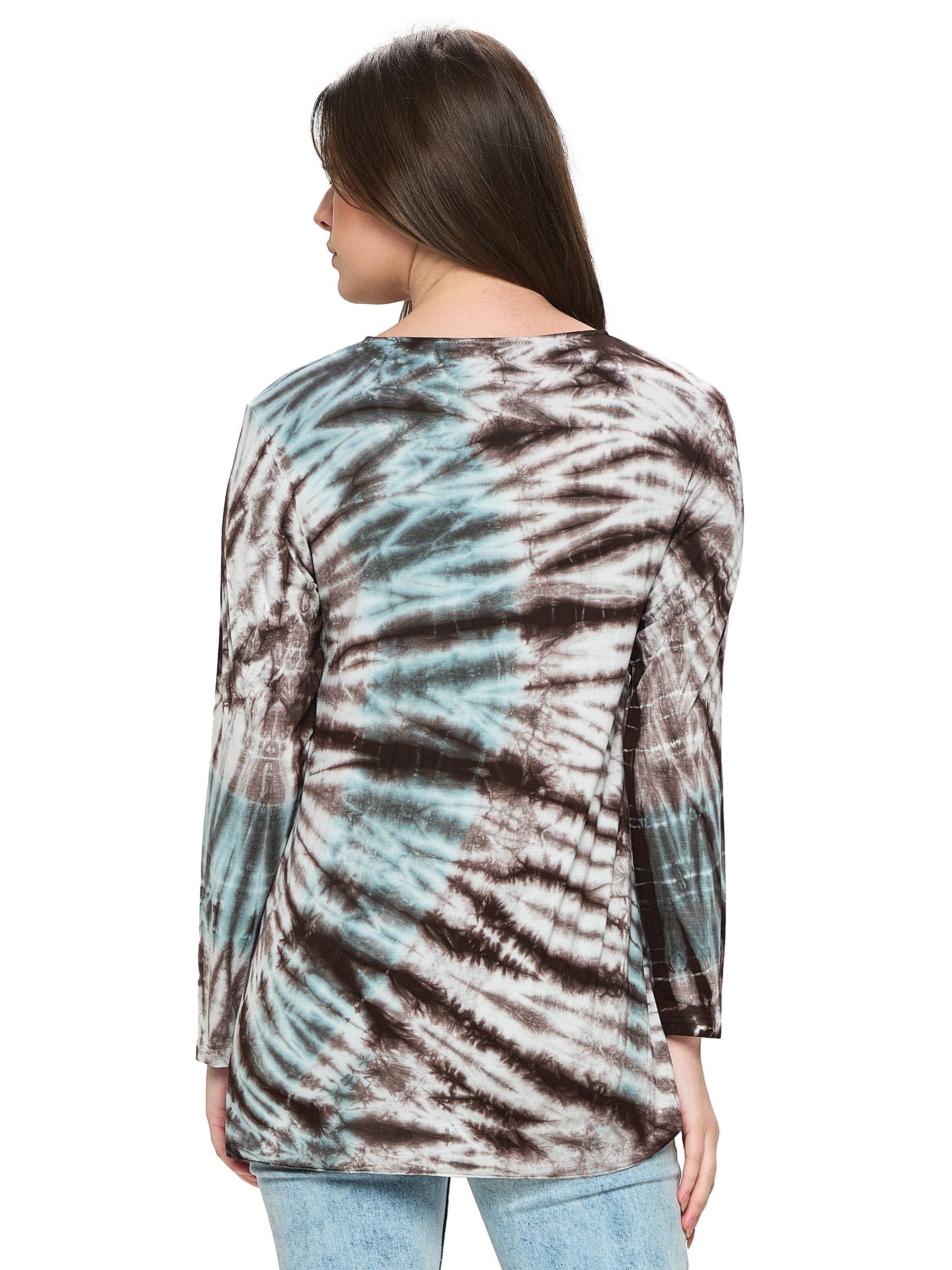 Yak & Yeti - Wholesale Tunic - Women's - SALE Top Boho Tie Dye Lace Patchwork (Regular Price $16)2