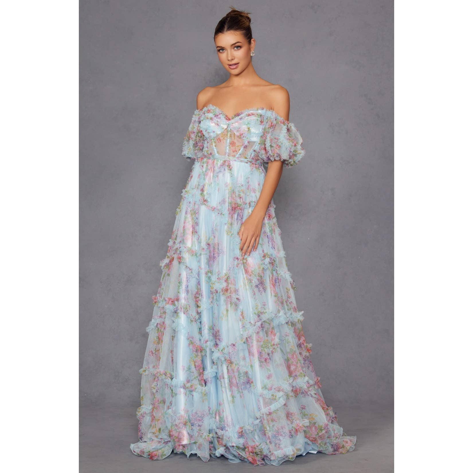 Juliet - Wholesale Dress - Women's - JT2887C THIS FLOOR-LENGTH GOWN IS A PERFECT BLEND OF ELEGANC3