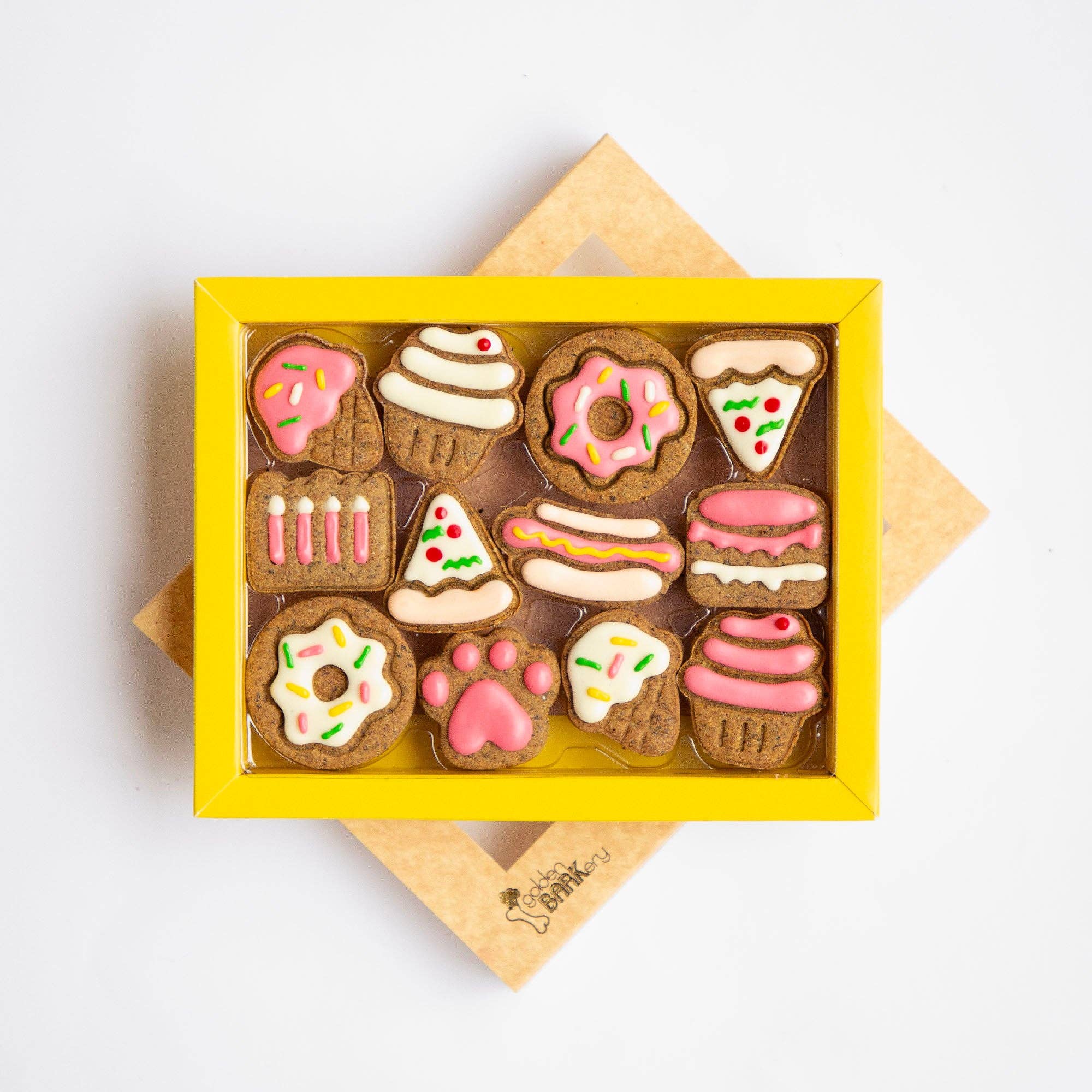 Golden Barkery - Vendita all'ingrosso Snack - Cani - Biscotti per Cani - Scatola Celebrazione5