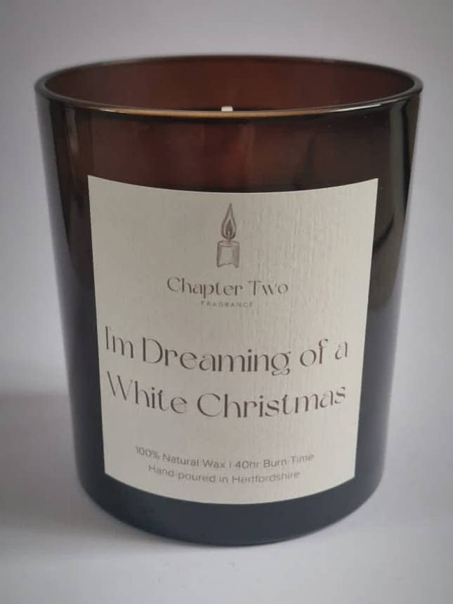 Jag drömmer om en vit jul | Lyxljus för wholesale av Chapter Two Fragrance