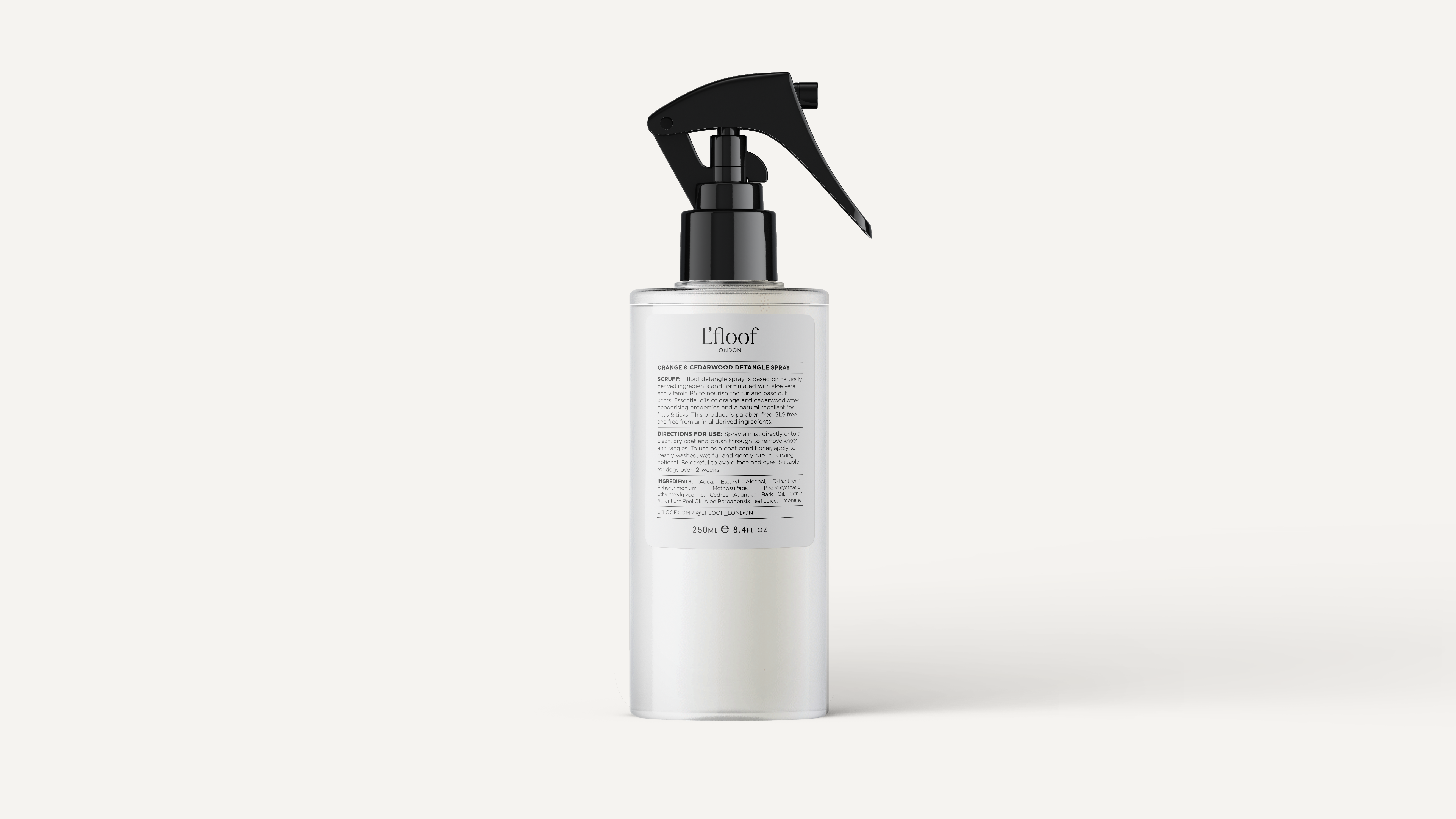 L'floof - Wholesale Pet Coat Conditioner - Dog - Dog Detangle Spray - 250ml - L'floof SCRUFF1