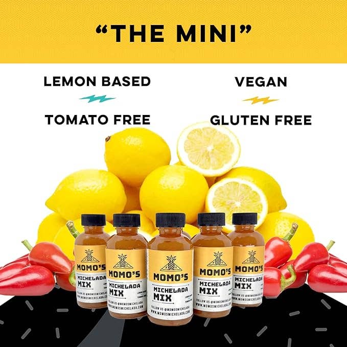 Momo's Michelada Mix - Wholesale Cocktail Mix/Syrup - Momo's Michelada Mix -2 ounce - single servings - samples0