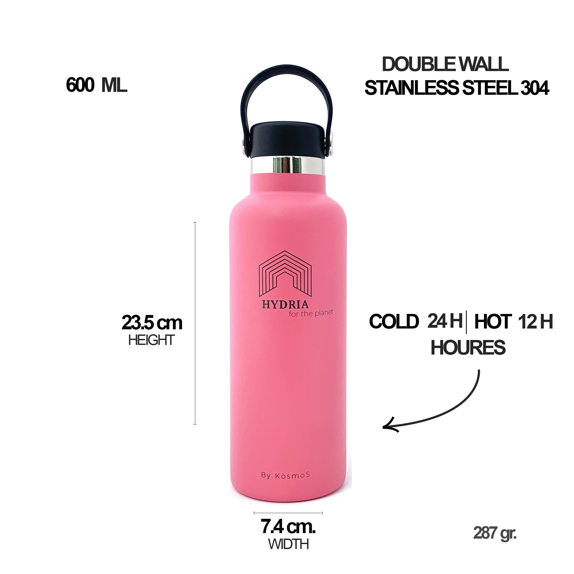 HYDRIA for the planet - Wholesale Water Bottle - HYDRIA for the planet - Ceramic inner thermal flask2