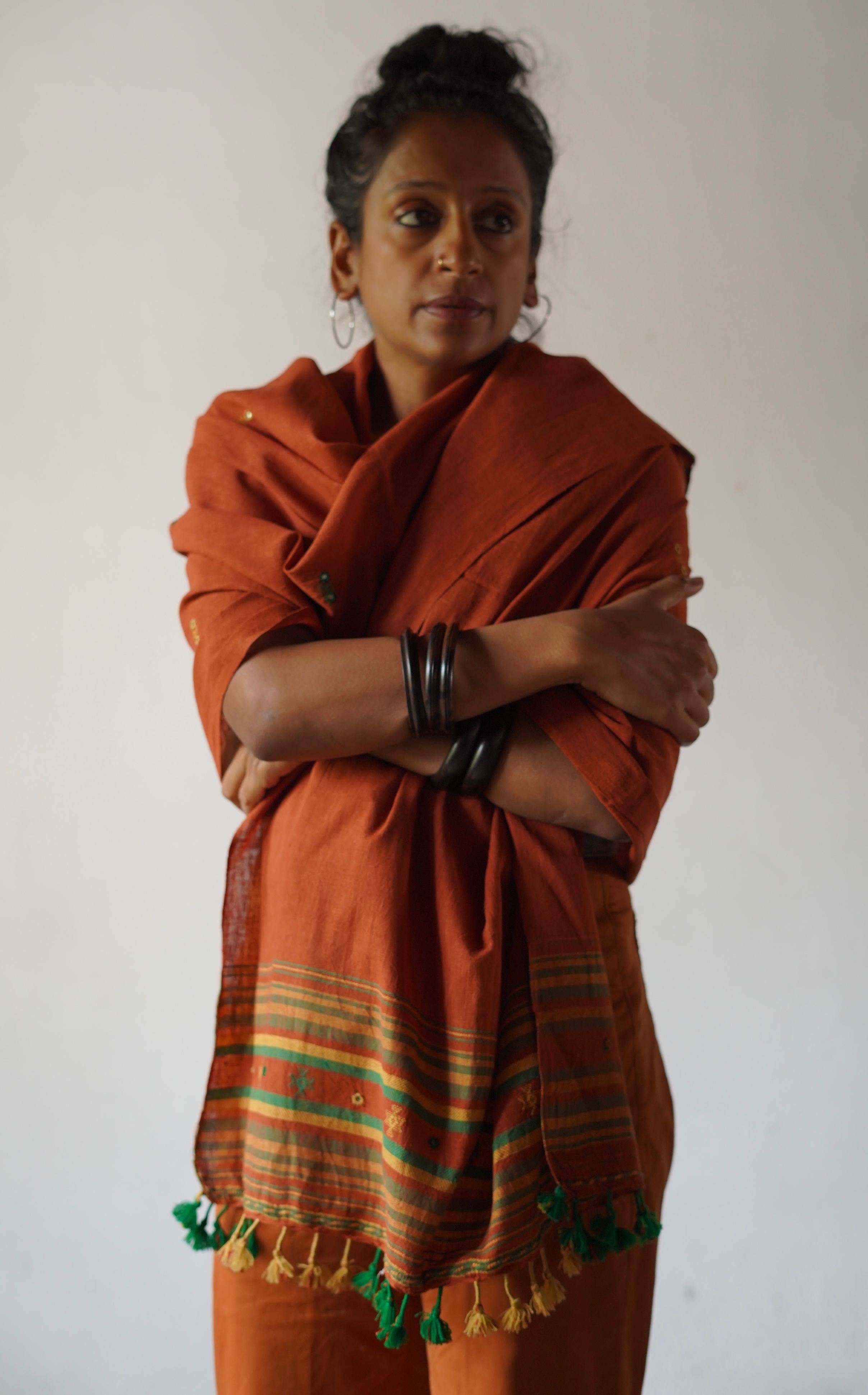 Annahmol - Wholesale Scarf - Unisex - Organic Indigenous Woven Cotton & Natural Dye Scarf31