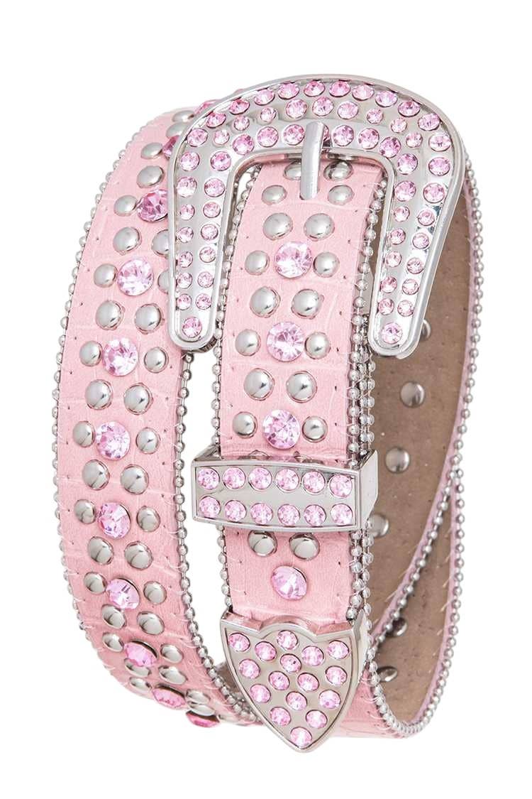 Rope & Spurs - Wholesale Belt - Kids - Kids Crystal Western Fashion Belt4