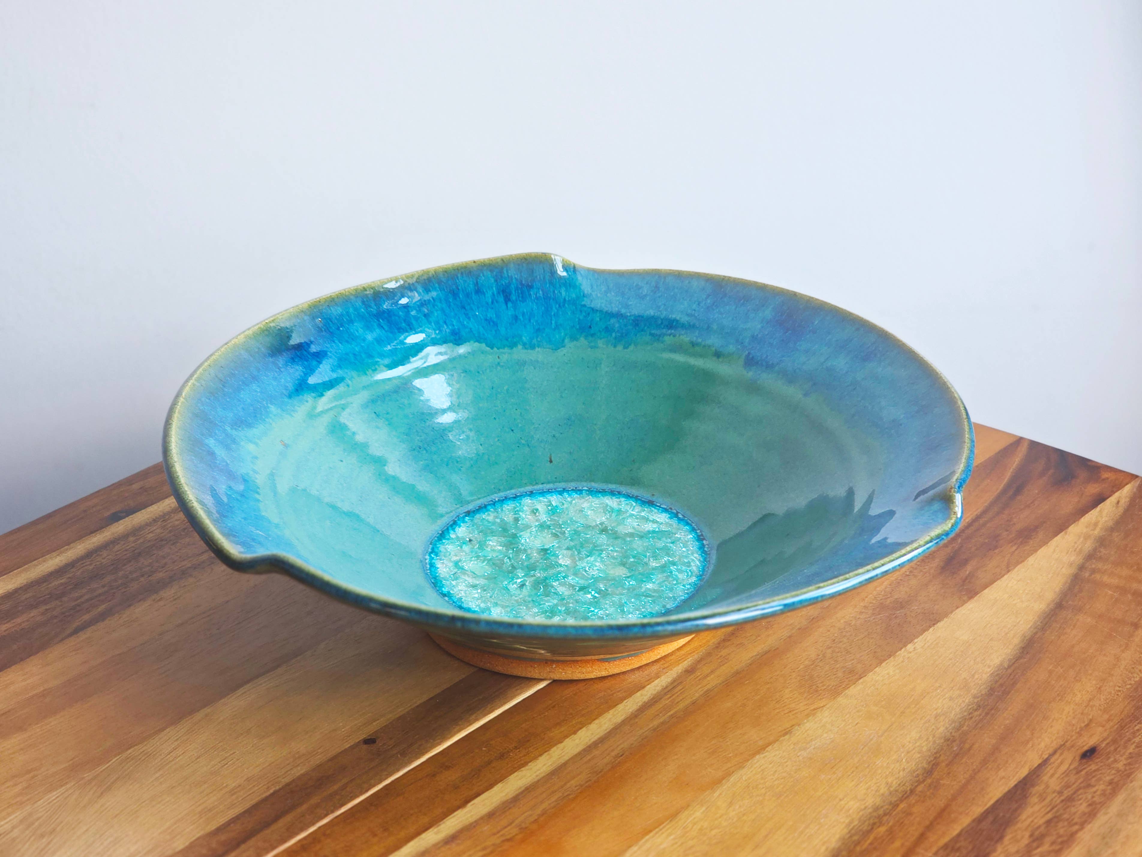 Dock 6 Pottery - Wholesale Decorative Plate/Dish/Bowl - 3 Pinch Rim Bowl - Made to Order - Fused Glass  Pottery3