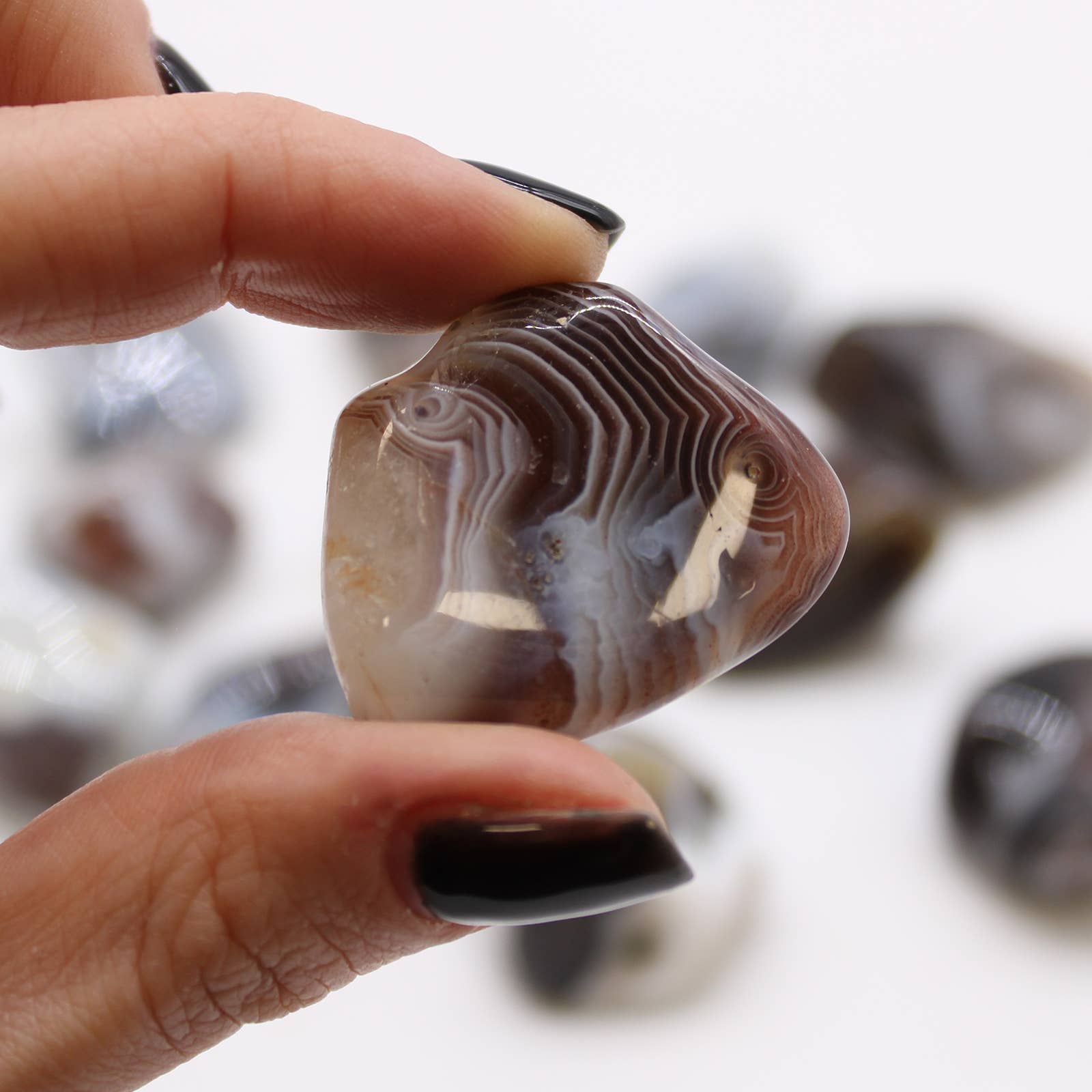 Ancient Wisdom - Wholesale Spiritual Stone/Crystal - XL Tumble Stones - Grey Agate3