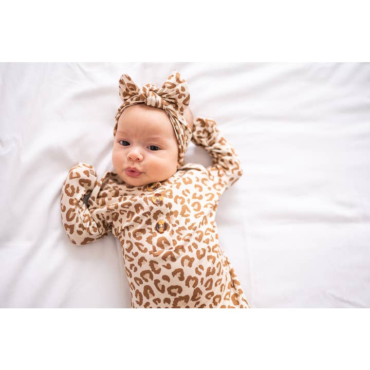 Harp Angel Boutique – wholesale Fashion Headband - Baby – Leopard Bow Headband2