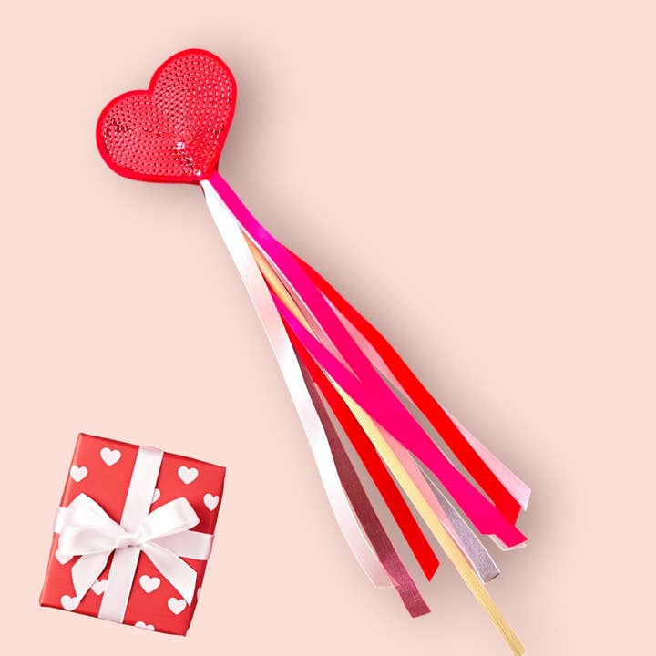 Parker and Kay Collective - Wholesale Toy Wand - Kids - Heart Ribbon Wand4