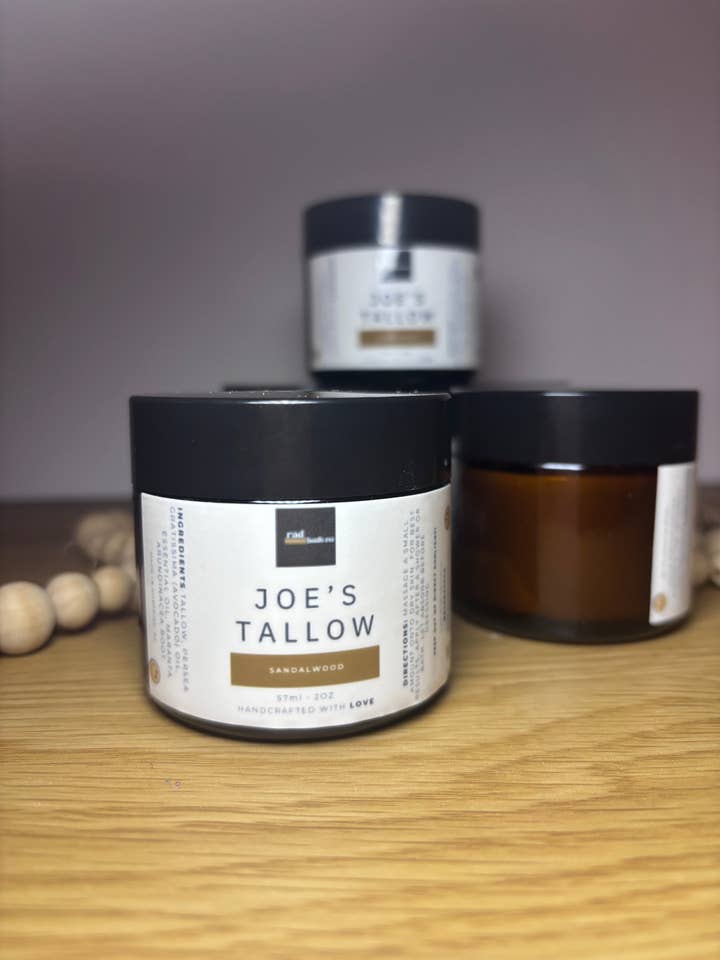 Joe’s Tallow | All Natural Tallow Balm | Tallow Cream for wholesale by Rad Bath Co