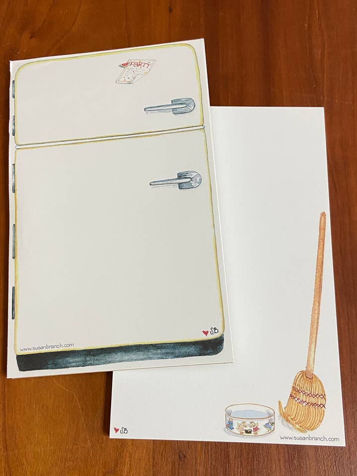 Kitchen Notepads, set of 2 for wholesale by Susan Branch Studios