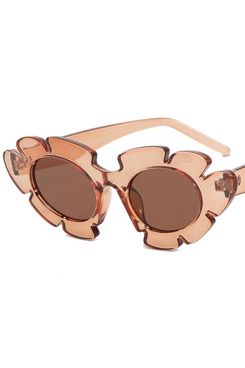ACCITY - Wholesale Sunglasses - Women's - SUNFLOWER SHAPED SUNGLASSES_CWASG01316