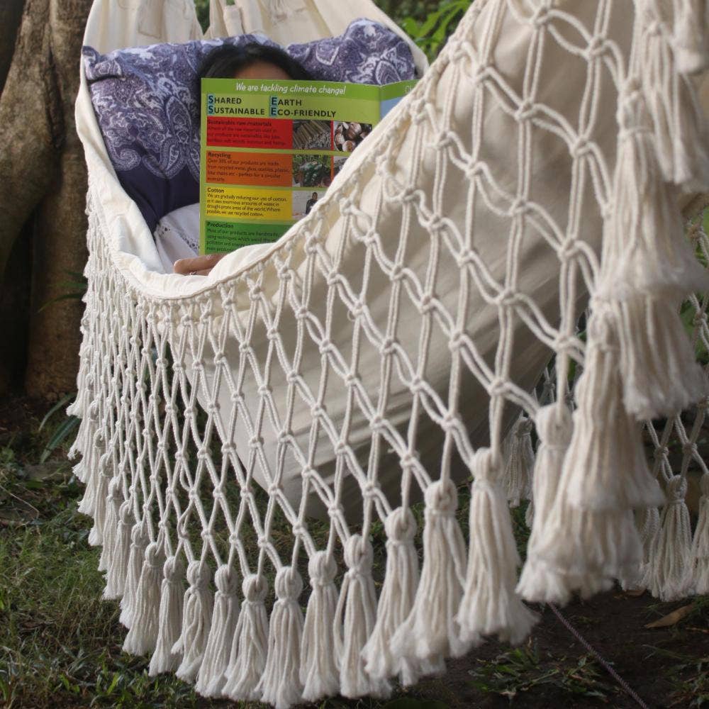 Shared Earth - Wholesale Hammock - Hammock Cotton Macrame 370x170cm1