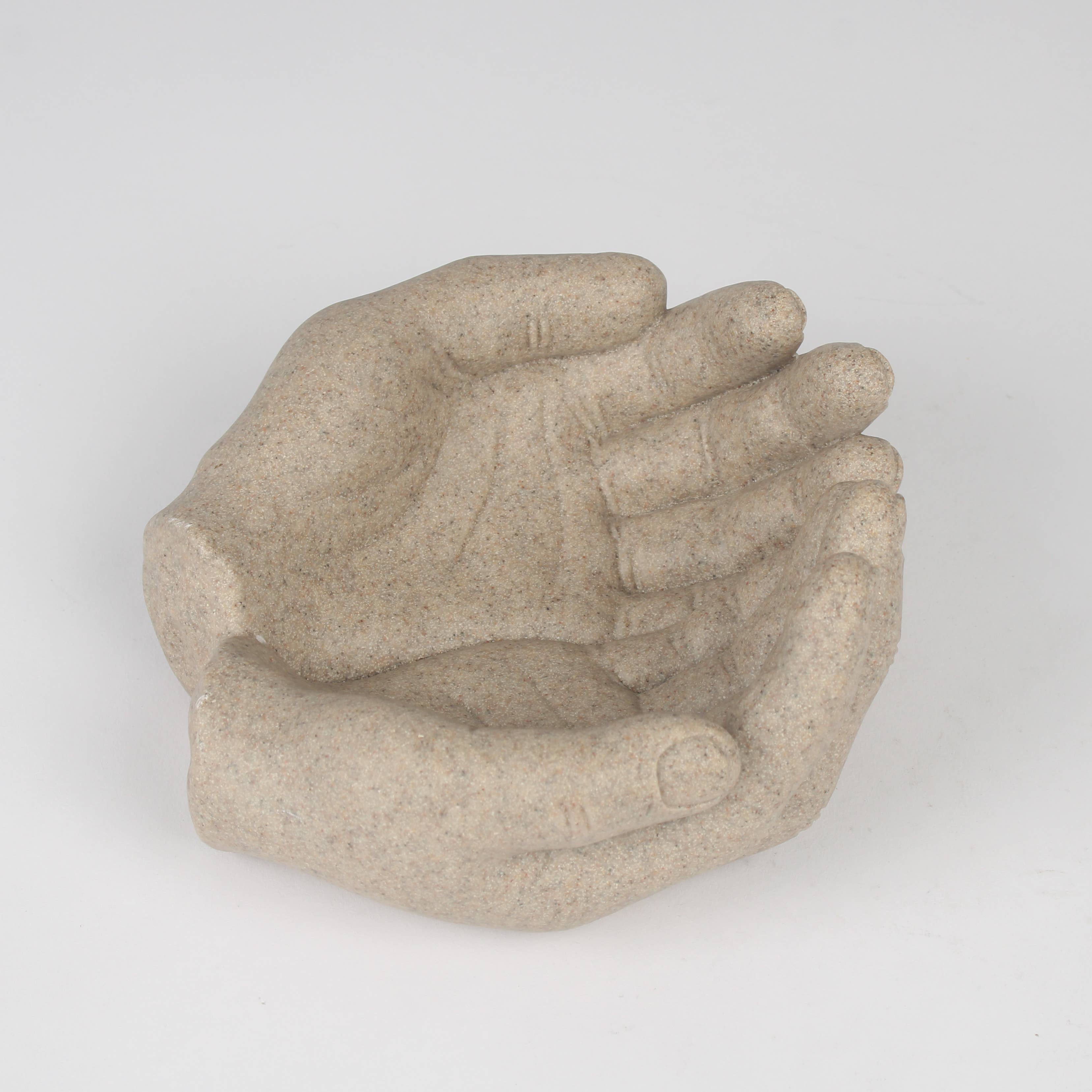 Originals International Ltd – wholesale Decorative plate/dish/bowl – Decorative Hands Bowl – Unique Catchall Dish, Trinket Holder1