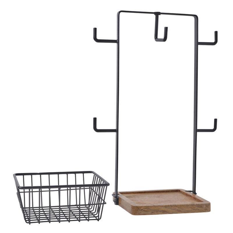 BLACK Mikasa Grmt Bscs Stella Mug Tree W Bskt Kd   Brown Bx Pkg for wholesale on Faire1