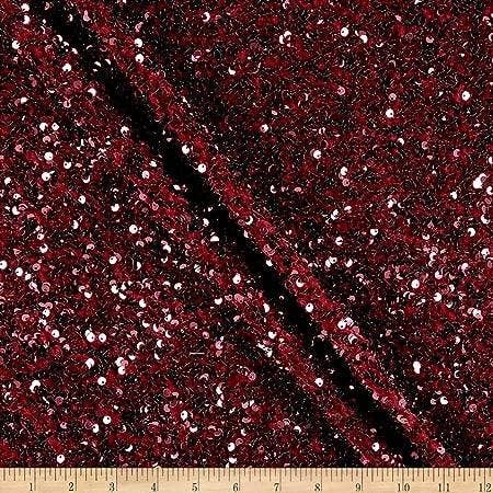 Fabrics Star - Wholesale Fabric - Stretch Velvet Sequin Fabric, Glitter Spandex Material 48 Inch in Width | Arts and Crafts33
