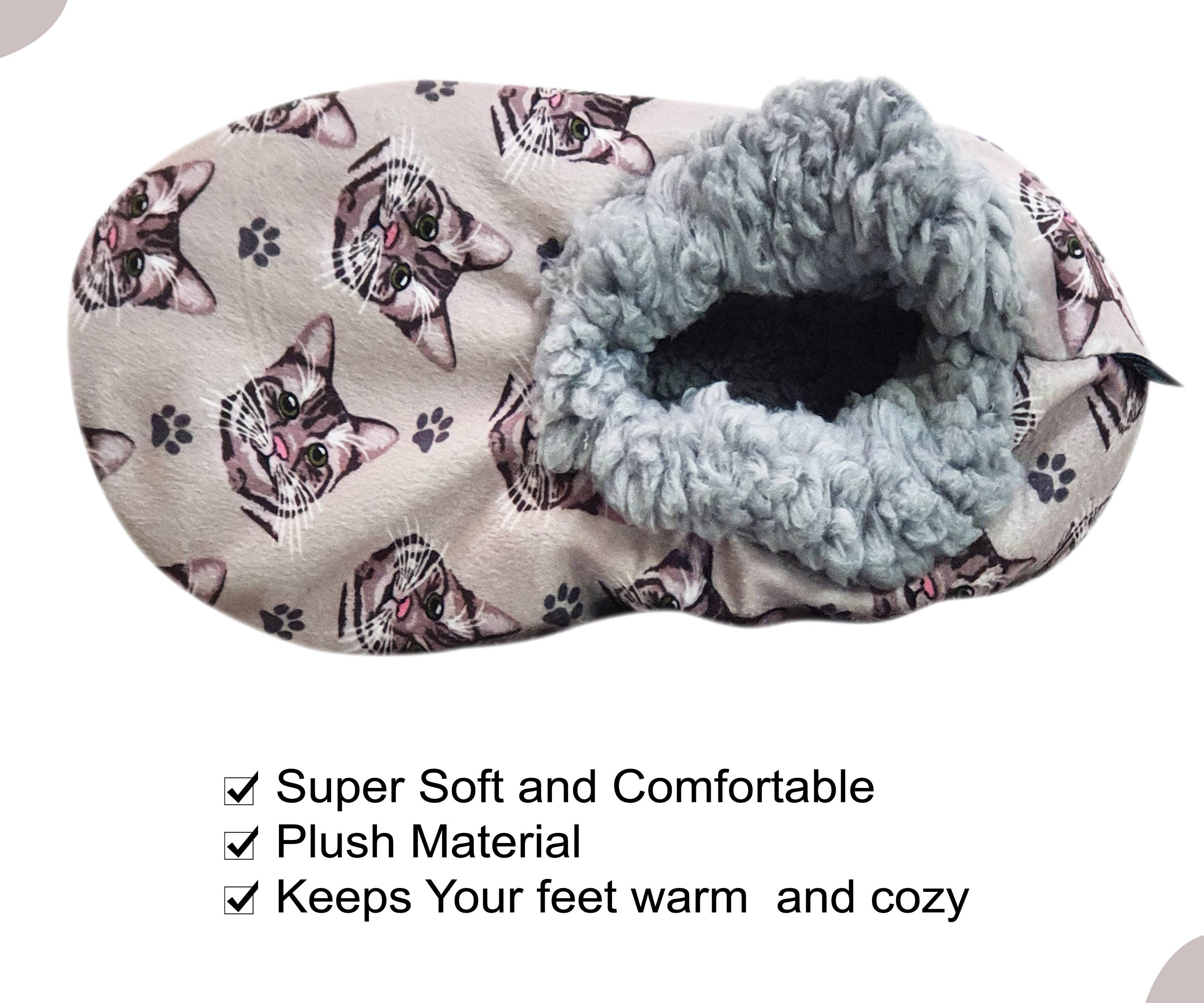 E&S Pets – wholesale Slippers – Women's – Silver Tabby Slippers4