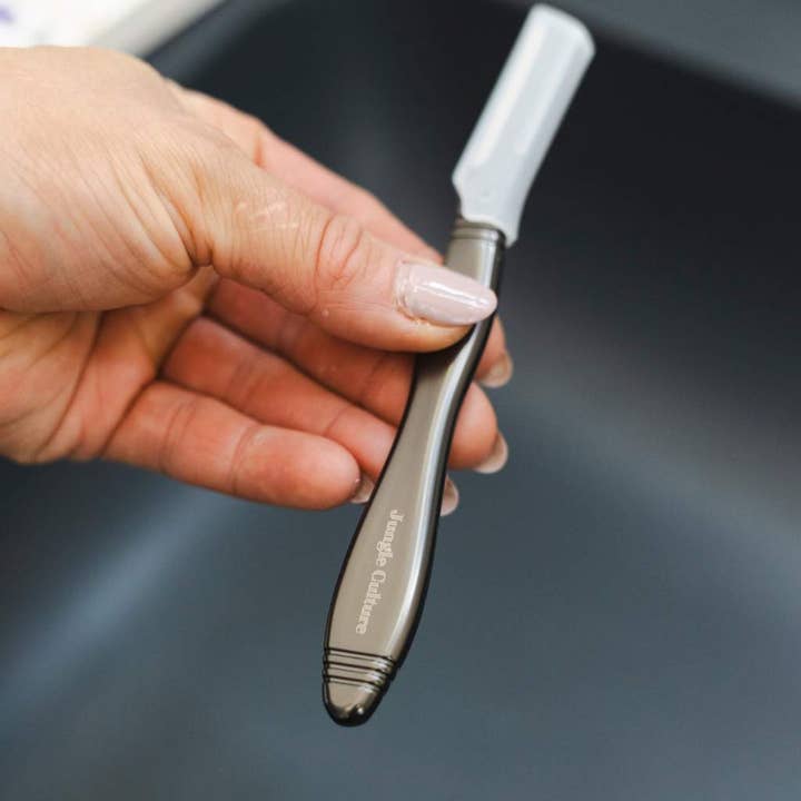 Jungle Culture - Wholesale Eyebrow Razor/Shaper - Dermaplaner Eyebrow Razor - Reusable Metal Razors (Shaper)