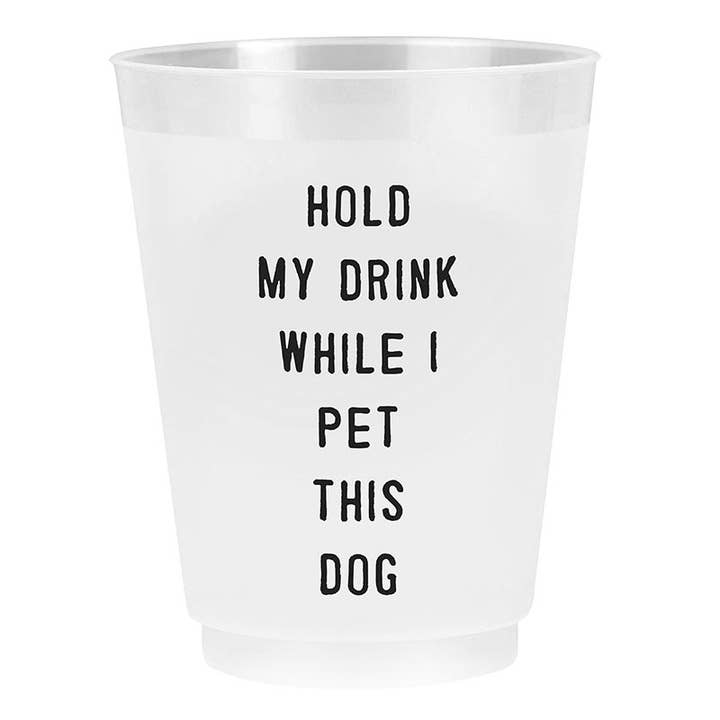 Santa Barbara Design Studio by Creative Brands - Wholesale Drinking Glass/Cup - Face to Face Frost Cup - Hold My Drink
