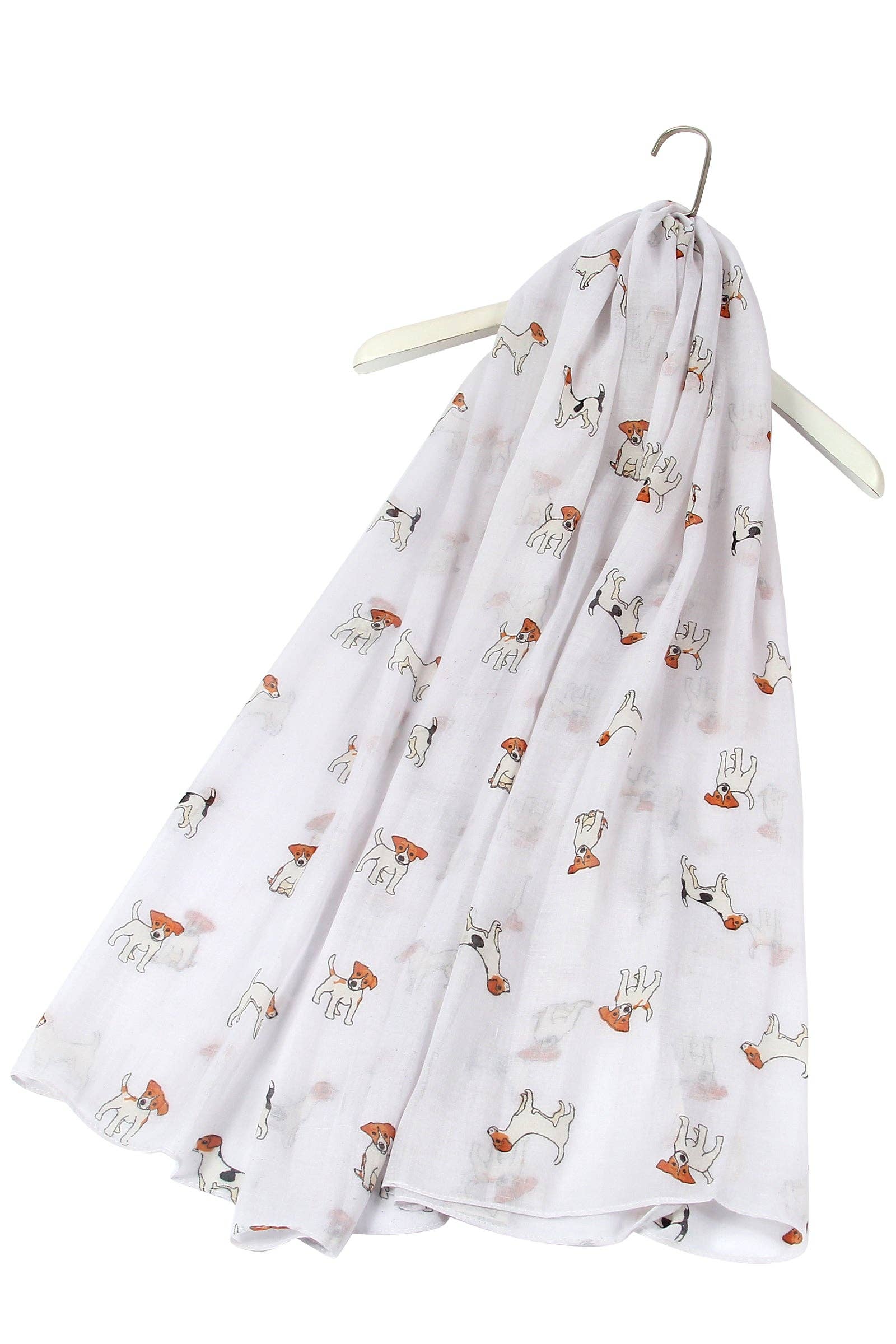 Fashion Scarf World – wholesale Scarf – Women's – Jack Russell Dog Printed Scarf6