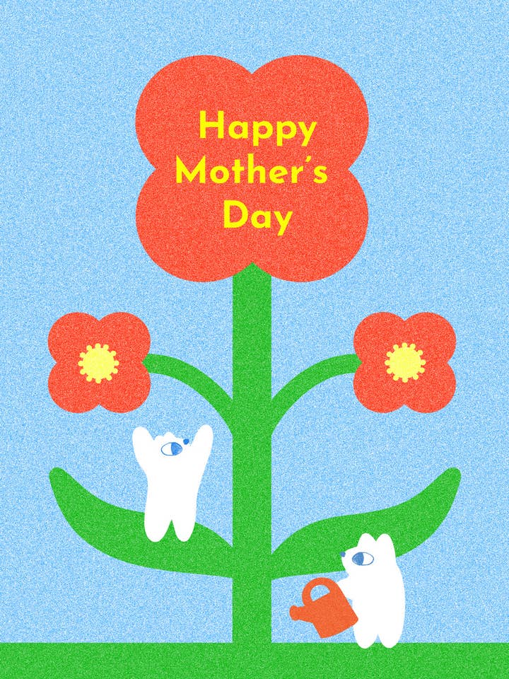 Mother's Day A6 Mother's Day Card, Portrait for wholesale by Beth Mazuryk