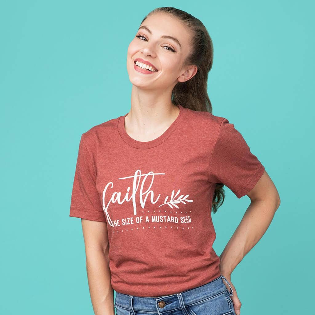 Corinthian's Corner - Wholesale Screen Printed T-Shirt - Women's - Mustard Seed Graphic Tee Shirt1