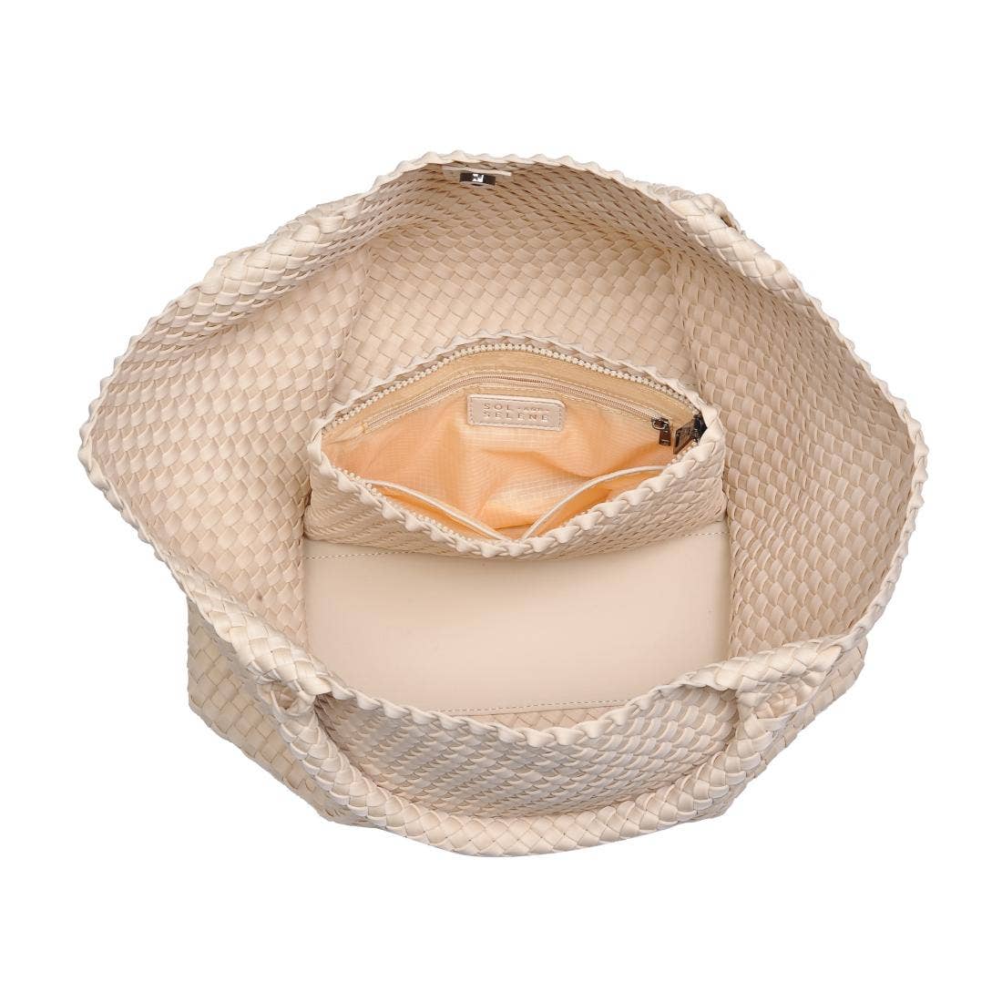 Sol and Selene – Großhandel Tragetasche – Damen – Große gewebte Neopren-Tasche "Sky's The Limit"103