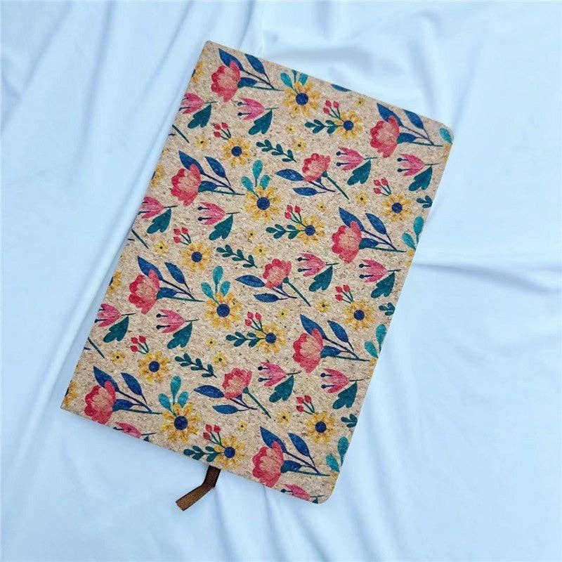 Plush Looks - Wholesale Notebook - Vintage Printed Cork Notebook0