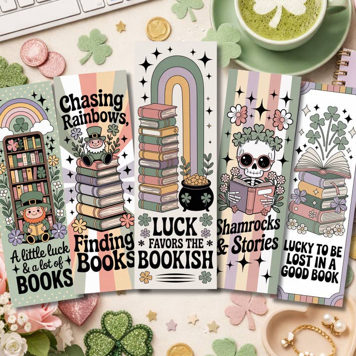 St Patrick's Day Bookmarks for wholesale by Auburn Row Design
