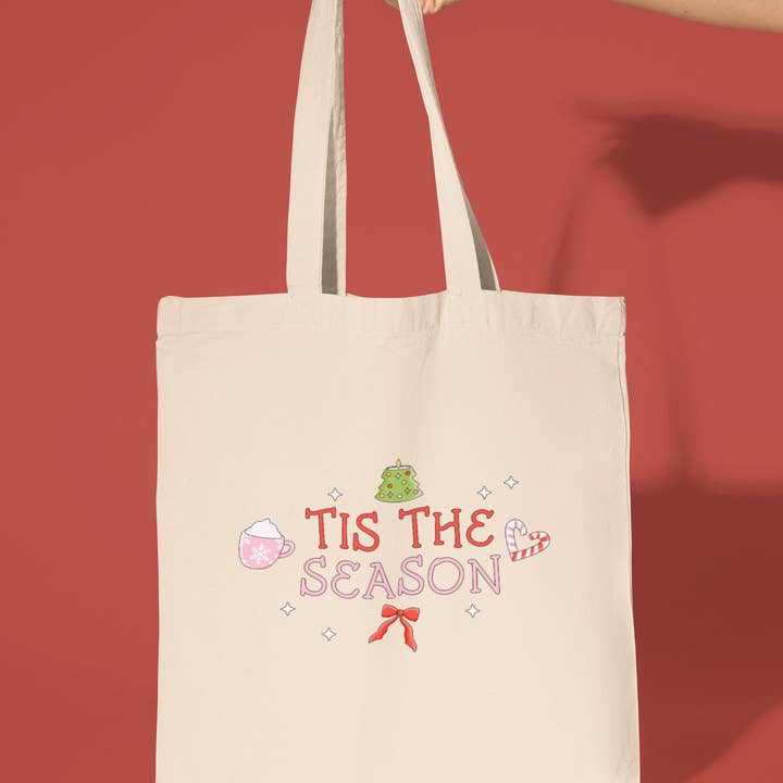 Tis The Season Tote Bag for wholesale by amarieacreates