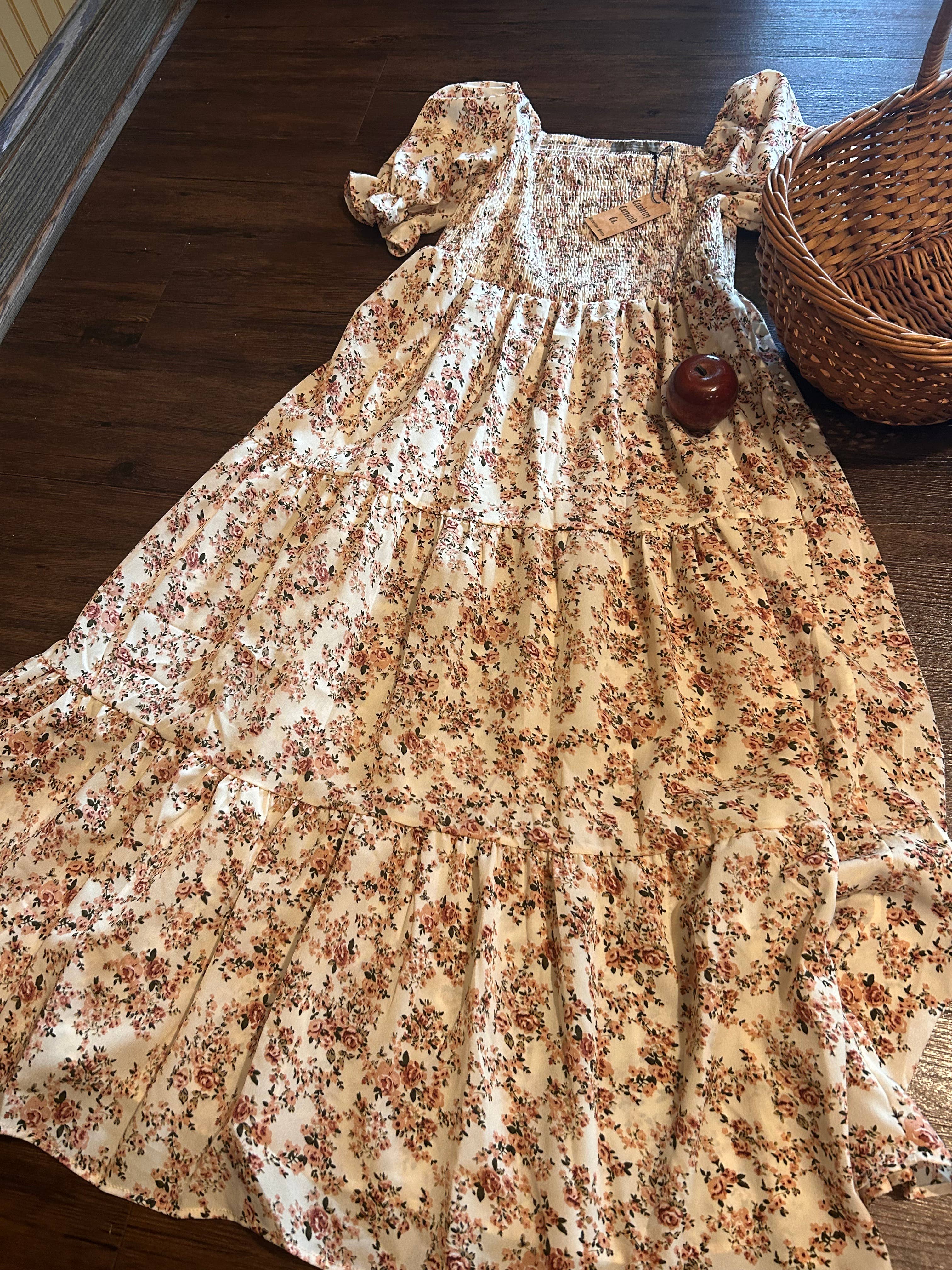 The Cranberry Cornstalk Co. - Wholesale Dress - Women's - Bougie Boutique Rose Garden Dress4