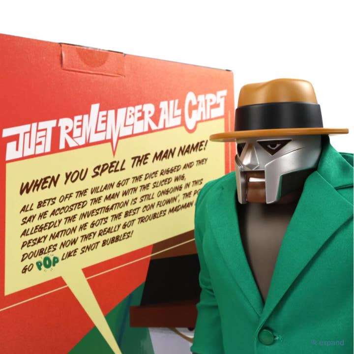 National Hip-Hop Museum - Wholesale Decorative Figurine - MF Doom Madvillian x Super 7 Supersize 16" Vinyl Figure1