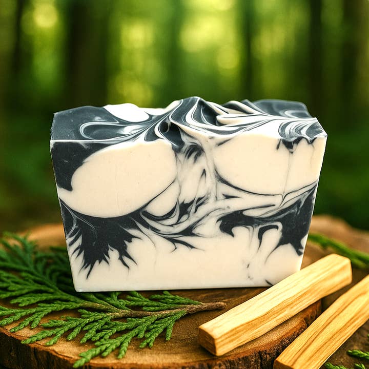 DeShawn Marie Soap Boutique - Wholesale Bar Soap - Palo Santo Cedar Soap Bar (no packaging - private label)