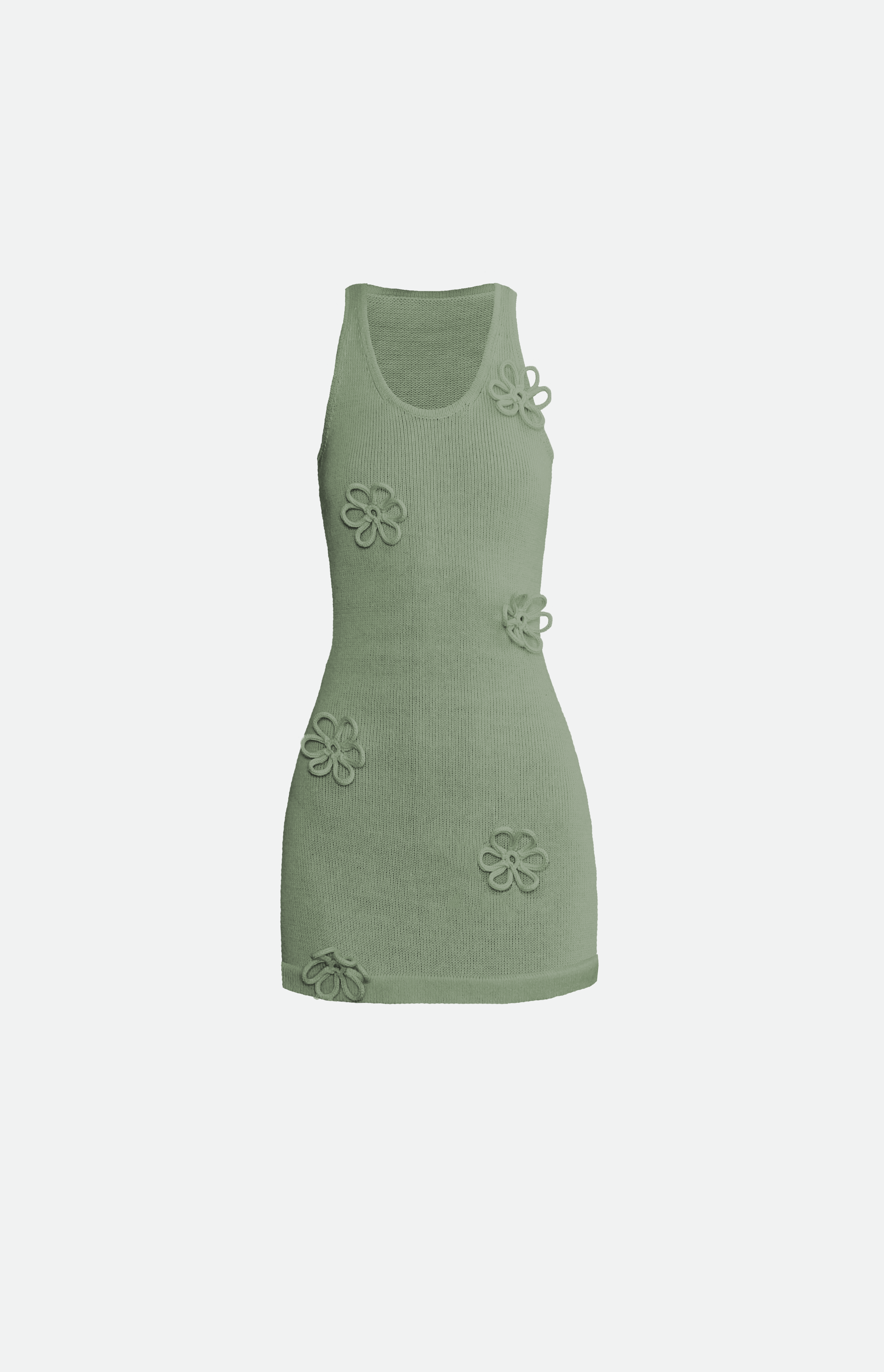 Studio Selles - Wholesale Dress - Women's - Flower mini scoop neck dress3