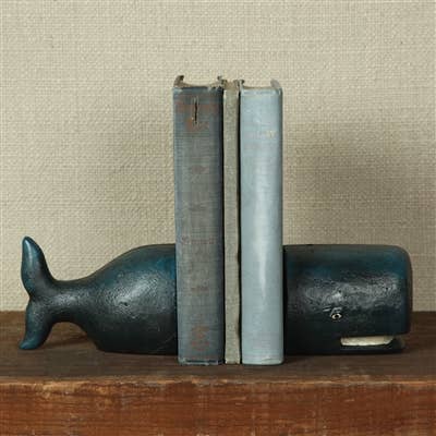 HomArt - Wholesale Bookend - Whale Bookends - Cast Iron