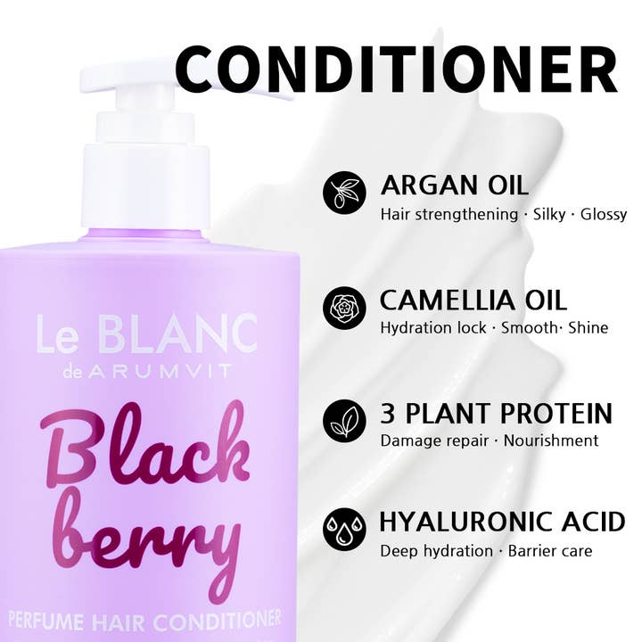 LADAMER, OSHINCHAE,MEDI-PEEL(MDP+) - Vendita all'ingrosso Crema/lozione corpo - Le BLANC – Balsamo per Capelli alla Mora 300ml / 10.1 fl. oz.1